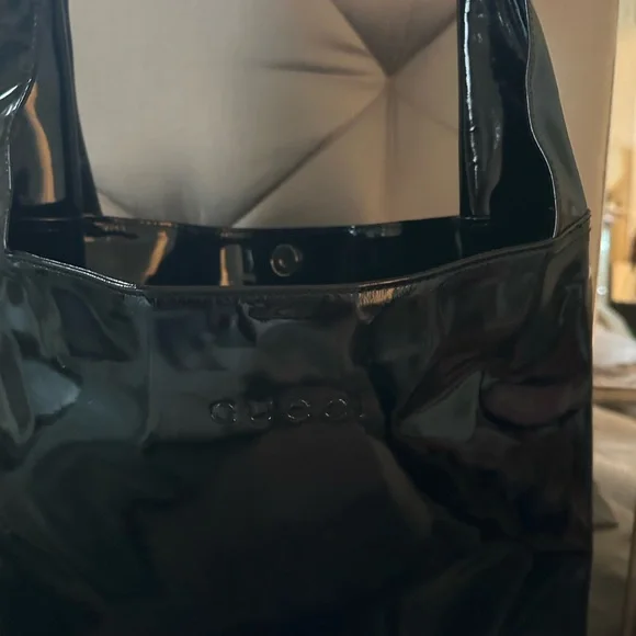 Gucci Patent Leather Hobo Shoulder bag - Picture 3 of 16